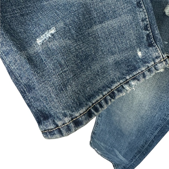 Abercrombie & Fitch Slim Straight Distressed Jeans Size 32 X 34 New - Picture 5 of 16
